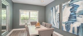 Hendersonville apartment for rent - a dining room with a table and chairs