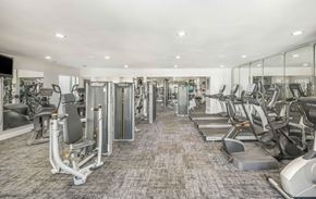 Memphis apartment for rent - A spacious gym with a variety of equipment.