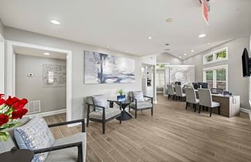 Memphis apartment for rent - a living room with a dining room table and chairs