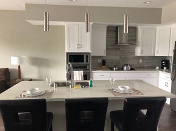 <Span>luxury: </span>stainless steel appliances
