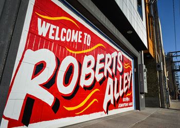 Roberts alley in downtown fargo, nd