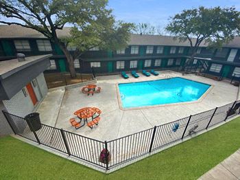 Relaxing swimming pools with sun deck
