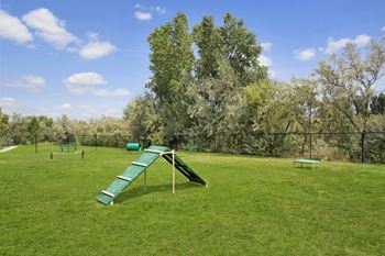 Off-leash pet agility park