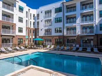 Resort style swimming pool