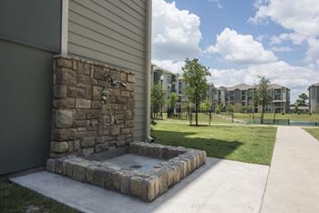 Fully fenced dog park & dog wash station
