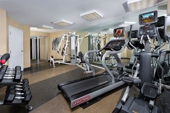 Modern fitness center
