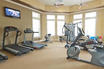 Fitness center with cardio machines and strength equipment