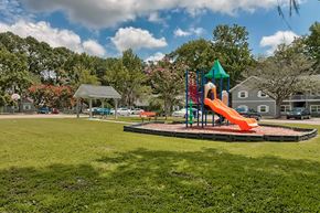 Beaufort apartment for rent - a playground with a slide in a park