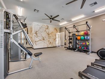 Newly renovated fitness center