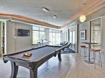 Echo apartments game room with billiards