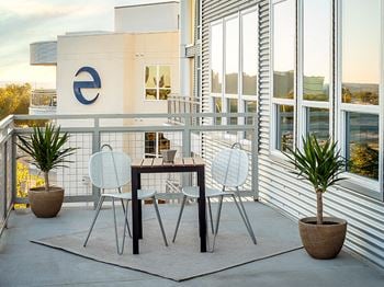 Echo apartments private patio