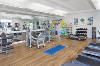Newly renovated fitness center