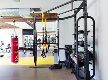 On-demand fitness center/gym