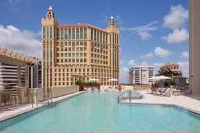 Coral Gables apartment for rent - the pool at the book hotel in downtown