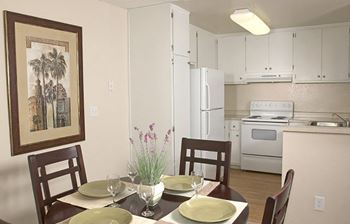 Easy-care wood-style flooring in kitchens