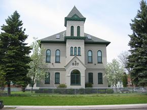 Rochester apartment for rent - a church with a steeple on the side of a street