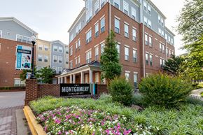 Bethesda apartment for rent - Exterior sign at The Montgomery Apartments in Bethesda MD
