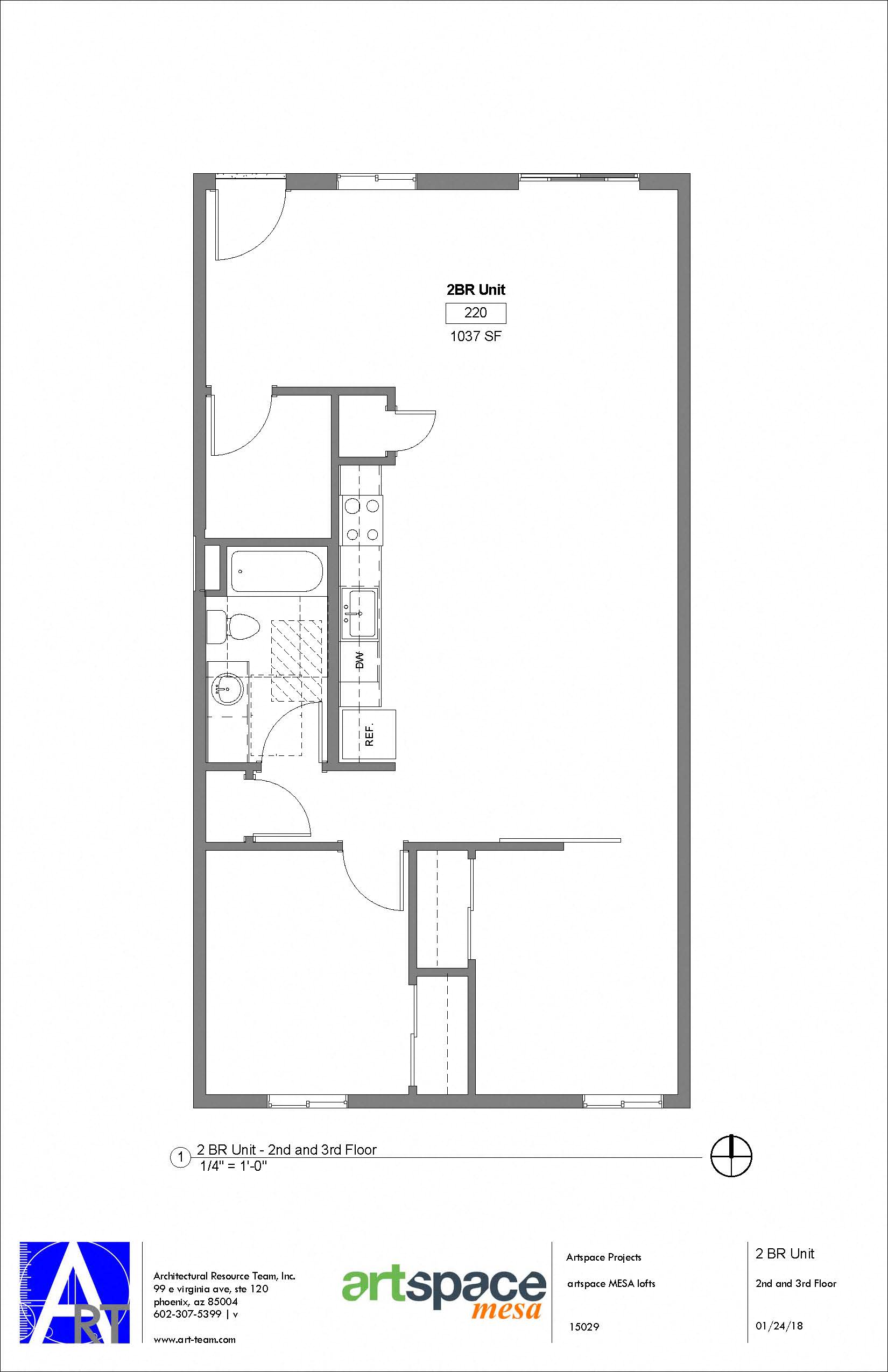 Floor plan for 2 beds, 1 bath, 1300 sqft
