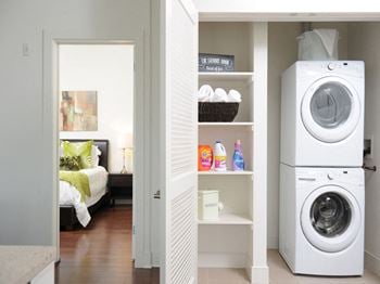In-residence washer and dryer