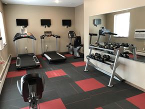 Cold Spring apartment for rent - a gym with treadmills and other exercise equipment