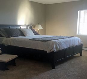 Cold Spring apartment for rent - a bedroom with a bed and a window