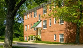 Falls Church apartment for rent - Exterior shot of the building at The Fields of Falls Church, Falls Church, VA, 22046
