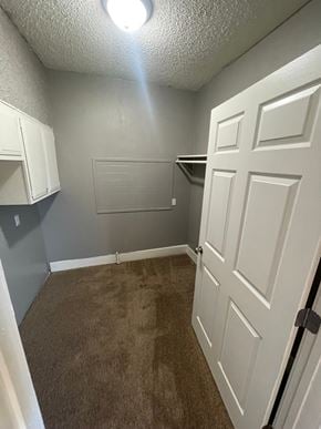 Abilene house for rent - an empty room with a closet and a door