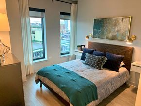 Chicago apartment for rent - Signature Resident Bedroom at Residences at Addison Clark Apartments, Illinois