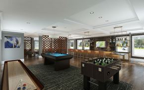 Frederick apartment for rent - Game Room With Pool Table at Village Center Apartments at Wormans Mill, Frederick, MD, 21701