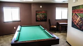 Idaho Falls apartment for rent - a game room with a pool table