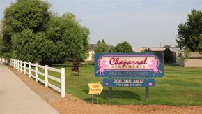 Emmett apartment for rent - a sign for a restaurant on the side of a street