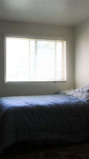 Twin Falls apartment for rent - a bedroom with a bed and a window