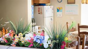 Twin Falls apartment for rent - a bunch of flowers on a counter in a kitchen