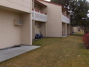 Boise apartment for rent - a house with a bike parked outside of it