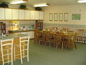 Nampa apartment for rent - a large dining room with a table and chairs