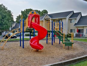 Emmett apartment for rent - a playground with a red slide and a