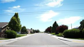 Jerome apartment for rent - an empty street in a neighborhood with trees and houses
