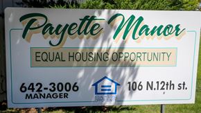 Payette apartment for rent - a sign equal housing opportunity manager