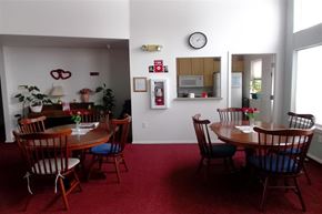 Caldwell apartment for rent - a dining room with a table and chairs