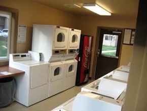 Caldwell apartment for rent - a room with a bunch of white appliances in it