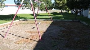 American Falls apartment for rent - a swing set in the middle of a playground