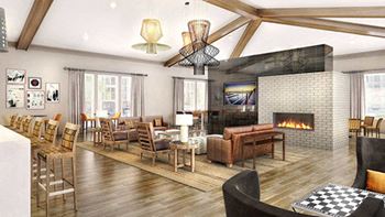 Echo at north pointe apartments clubhouse