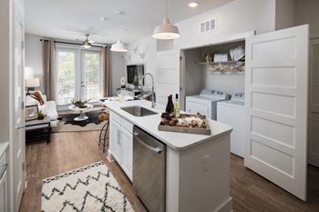 Echo at north pointe apartments kitchen