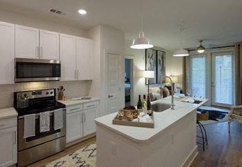 Echo at north pointe apartments kitchen