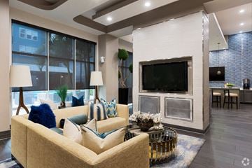 Orlando apartment for rent - a living room with a couch and a television