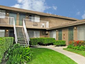 Anaheim apartment for rent - Back Entrance