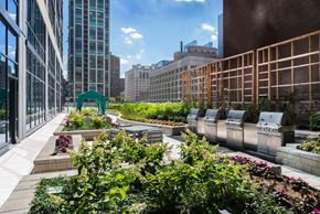 Chicago apartment for rent - 9th floor terrace grills at 73 East Lake, Chicago, IL