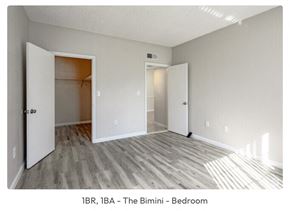 Greenacres apartment for rent - a bedroom with a door to a closet
