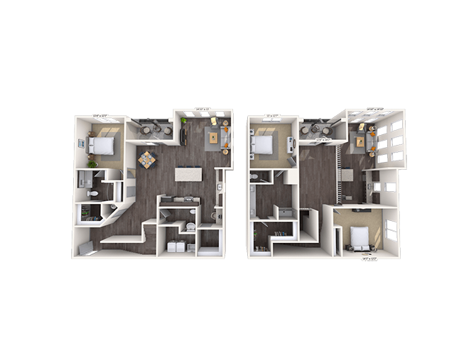 Floor plan for 3 beds, 2 baths, 2134 sqft