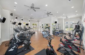 Richmond apartment for rent - the gym at 1861 muleshoe road has a variety of exercise equipment